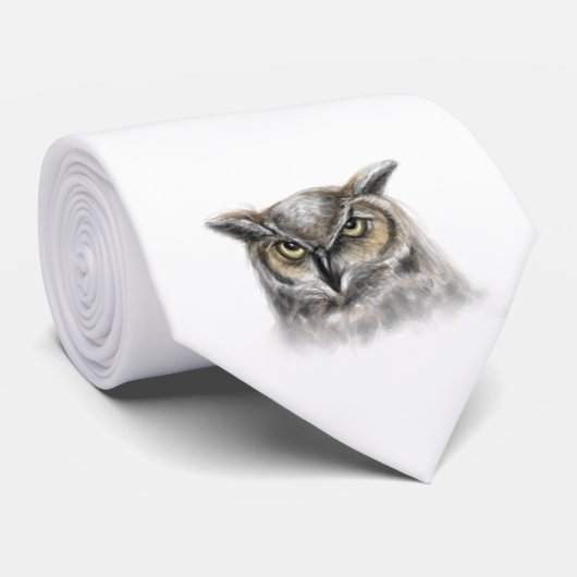 Eule Krawatte (Gerollt)