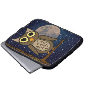 Eule Laptopschutzhülle (Vorne Knopf)