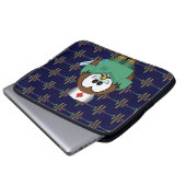 Eule Laptopschutzhülle (Vorne Knopf)