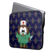 Eule Laptopschutzhülle (Vorderseite Links)