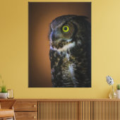 Eule Leinwanddruck (Insitu (Wohnzimmer))