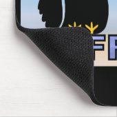 Eule Liebe seinen Kaffee Mousepad (Ecke)