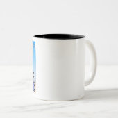 Eule Liebe seinen Kaffee Zweifarbige Tasse (VorderseiteRechts)