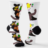 Eule liebt Art Socken (Gewinkelt)