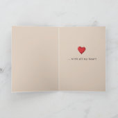 Eule liebt dich immer karte (Innenseite)