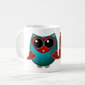 Eule liebt die Tasse (Vorderseite Links)