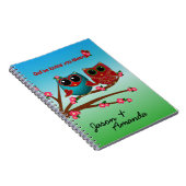 Eule liebt Ihr-Spiral-Notebook Notizblock (Rechte Seite)