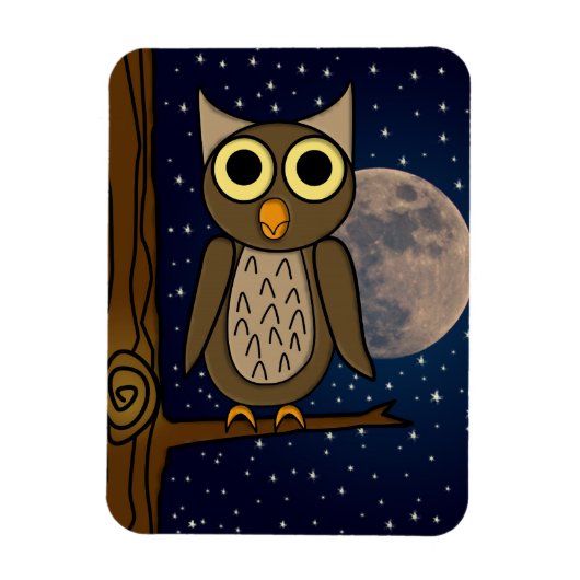 Eule Magnet (Vertikal)