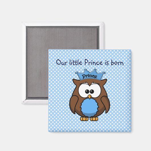 Eule Magnet (Vorderseite/Rückseite)