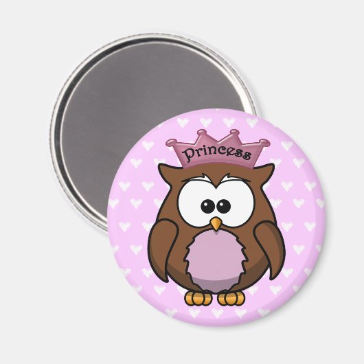 Eule Magnet (Vorderseite/Rückseite)