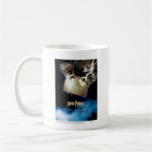 Eule mit Buchstabe-Film-Plakat Kaffeetasse (Links)