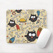 Eule mit Fleisch-Muster Mousepad (Mit Mouse)
