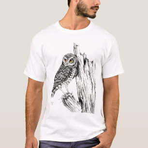 Eule mit Heuschrecken-Shirt T-Shirt