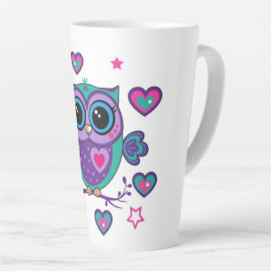 Eule mit Hirschen Milchtasse