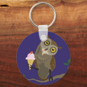Eule mit IceCream-Schlüsselanhänger Schlüsselanhänger (Vorderseite)