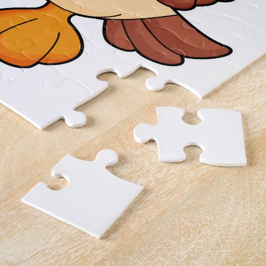 Eule mit Kaffee-Tasse Puzzle (Seite)