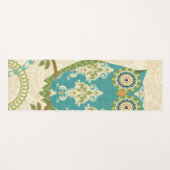 Eule mit Kreismustern Yogamatte (Vorderseite (Horizontal))