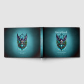 Eule mit magischen Elementen. Gästebuch (Voll)