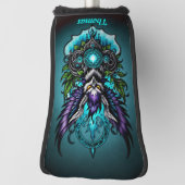 Eule mit magischen Elementen. Golf Headcover (Rotieren 90)