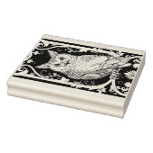 Eule mit Ornamenten Gummistempel (Stempel)