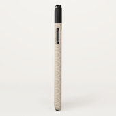 Eule mit Schnurrbart und Hut auf Case-Mate iPhone Hülle (Hinten/Rechts)