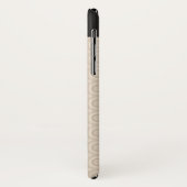 Eule mit Schnurrbart und Hut auf Case-Mate iPhone Hülle (Hinten/Links)