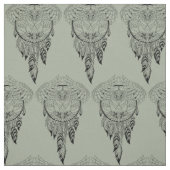 Eule mit Träumerei Stoff (Muster)