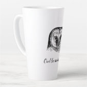 Eule mit Zitat Milchtasse (Linke Ecke)