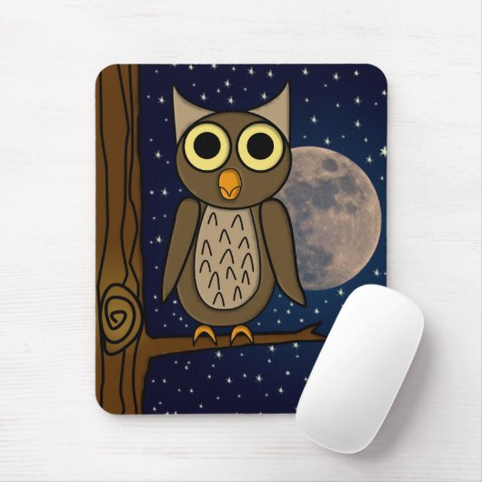 Eule Mousepad (Mit Mouse)