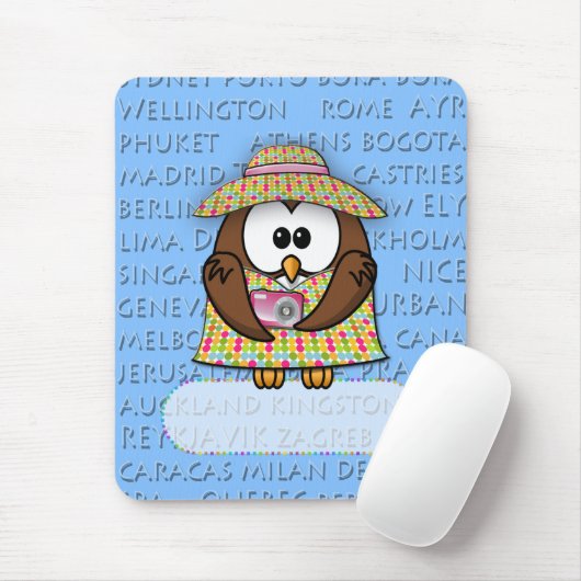 Eule Mousepad (Mit Mouse)