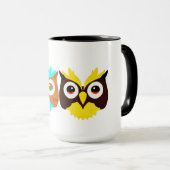 Eule, Natur, Vogel Tasse (VorderseiteRechts)