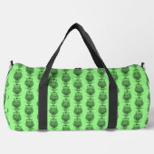 Eule (neongrün) - Duffle-Beutel Duffle Bag (Vorderseite)