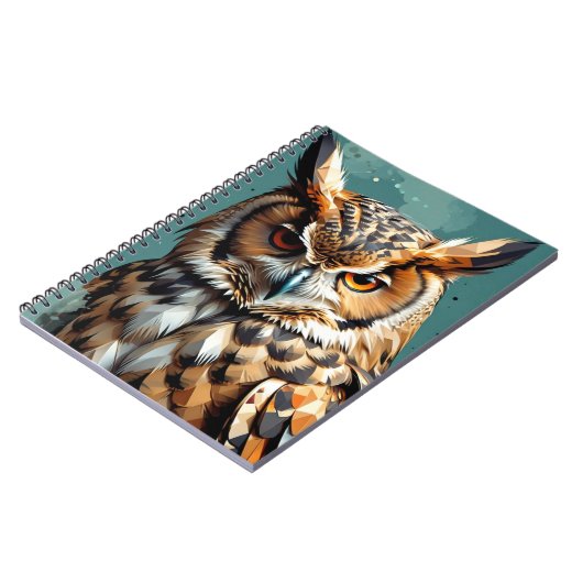Eule | Notebook-Journal Notizblock (Linke Seite)