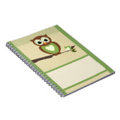 Eule Notizblock (Rechte Seite)