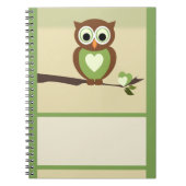 Eule Notizblock (Vorderseite)