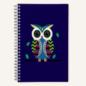 Eule Notizblock (Vorderseite)