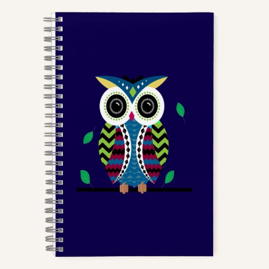 Eule Notizblock (Vorderseite)