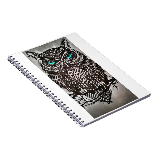 Eule Notizblock (Rechte Seite)