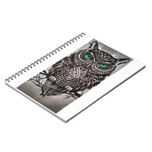 Eule Notizblock (Linke Seite)