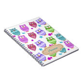 Eule Notizblock (Rechte Seite)