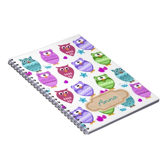 Eule Notizblock (Rechte Seite)