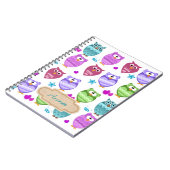 Eule Notizblock (Linke Seite)