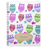 Eule Notizblock (Vorderseite)