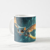 Eule oder Fledermaus Kaffeetasse (Vorderseite Links)