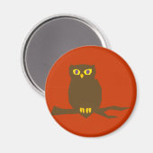 Eule owl magnet (Vorderseite/Rückseite)