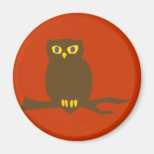 Eule owl magnet (Vorne)