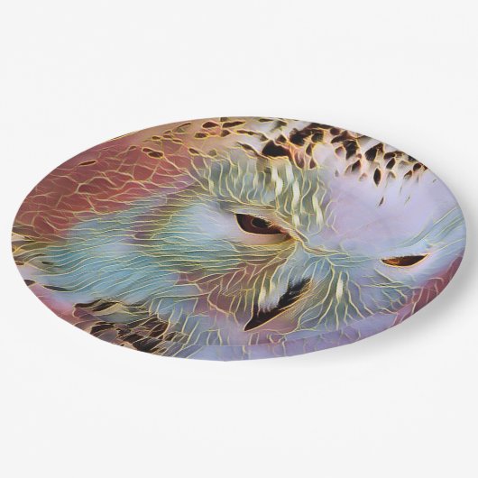 EULE PAPPTELLER (Schrägansicht)