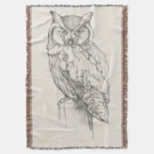 Eule-Portrait - Skizze Decke (Vorderseite Vertikal)