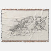 Eule-Portrait - Skizze Decke (Vorderseite)