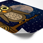 Eule Poster (Ecke)